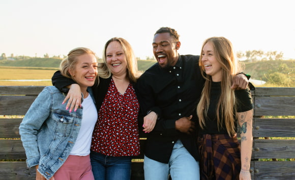 4 addiction treatment experts standing together